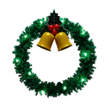 Weihnachtskranz  3D Icon