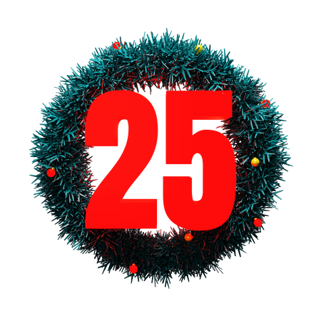 Weihnachtskranz  3D Icon