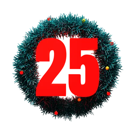 Weihnachtskranz  3D Icon