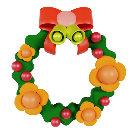 Weihnachtskranz  3D Icon