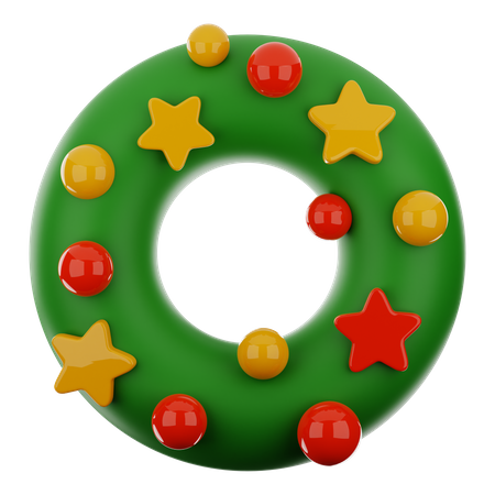 Weihnachtskranz  3D Icon