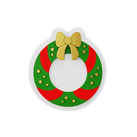 Weihnachtskranz  3D Icon