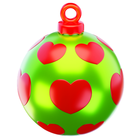 Weihnachtskugel  3D Icon