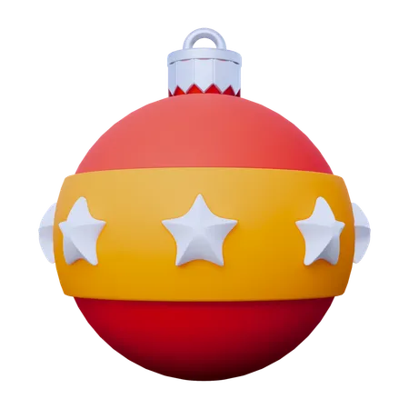 Weihnachtskugel  3D Icon