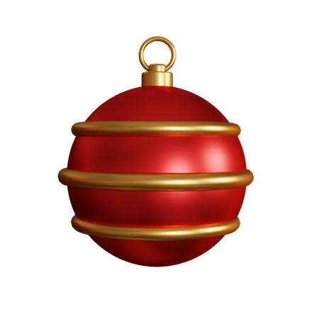 Weihnachtskugel  3D Icon