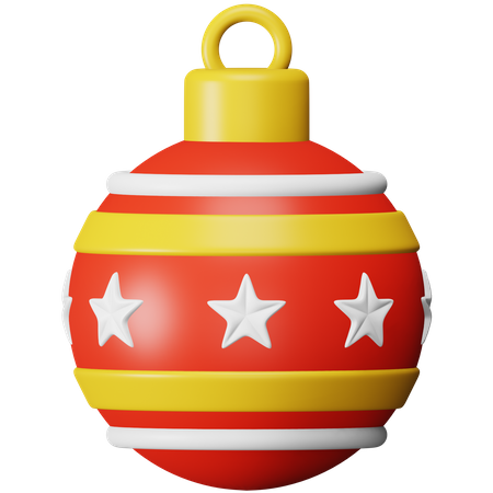 Weihnachtskugel  3D Icon