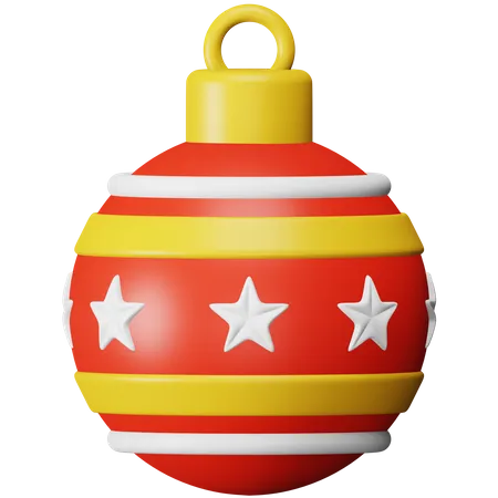 Weihnachtskugel  3D Icon