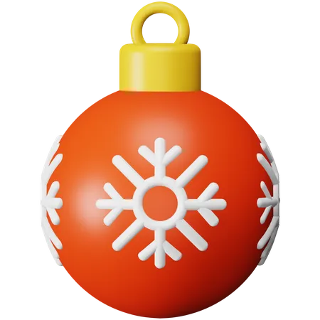 Weihnachtskugel  3D Icon