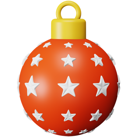 Weihnachtskugel  3D Icon