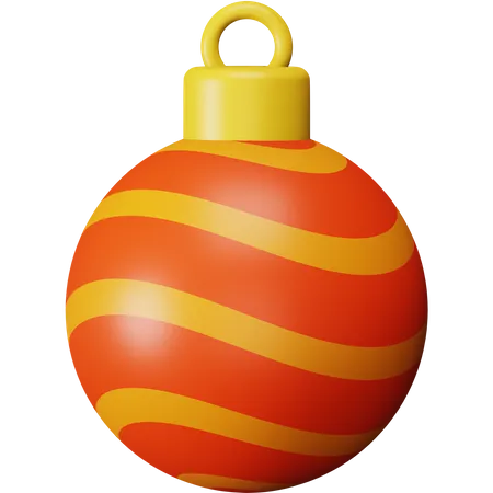 Weihnachtskugel  3D Icon