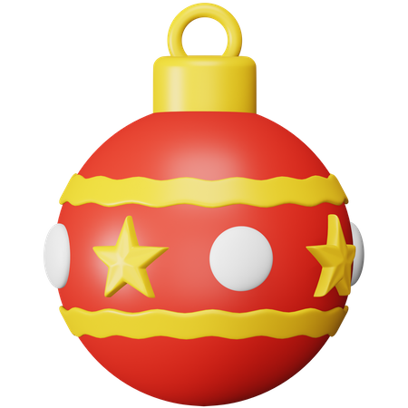 Weihnachtskugel  3D Icon