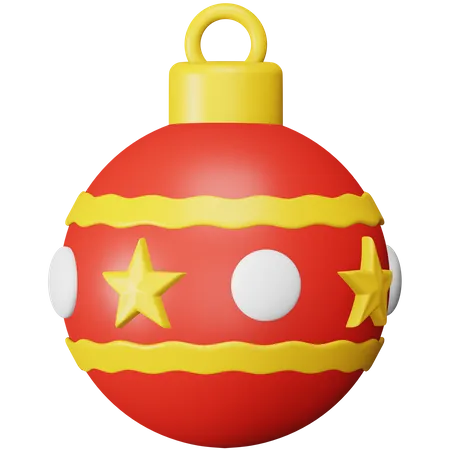 Weihnachtskugel  3D Icon