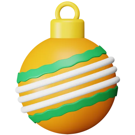 Weihnachtskugel  3D Icon