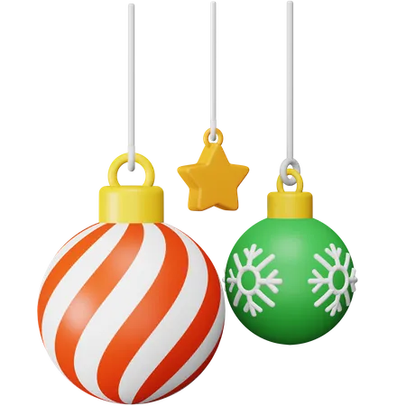 Weihnachtskugel  3D Icon