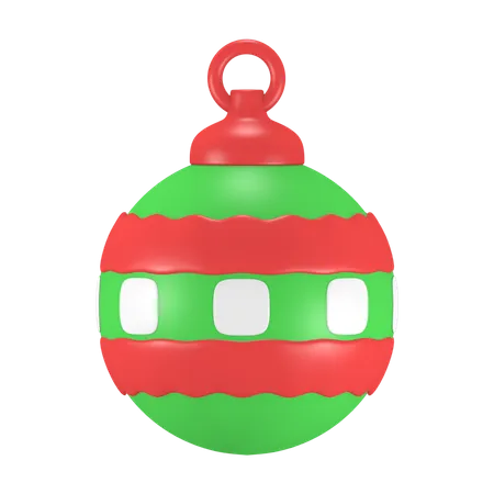 Weihnachtskugel  3D Icon