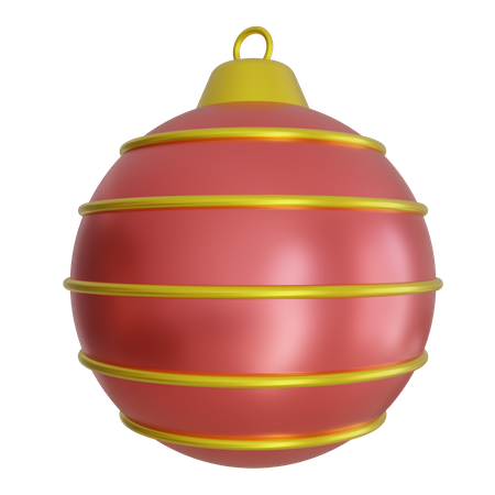 Weihnachtskugel  3D Icon