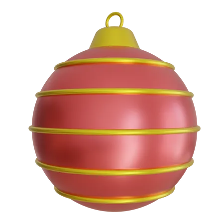 Weihnachtskugel  3D Icon