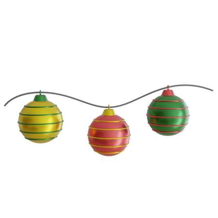 Weihnachtskugel  3D Icon