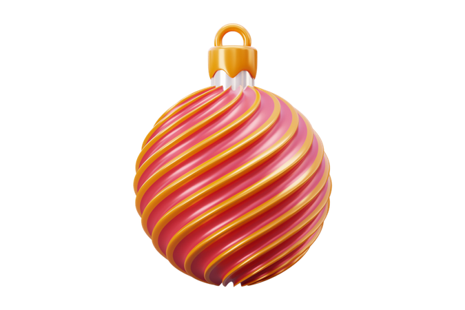 Weihnachtskugel  3D Icon