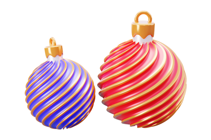 Weihnachtskugel  3D Icon