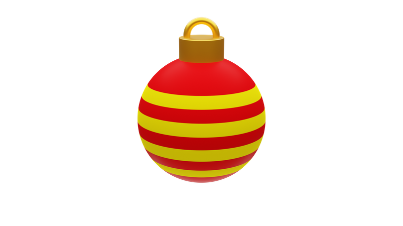 Weihnachtskugel  3D Icon