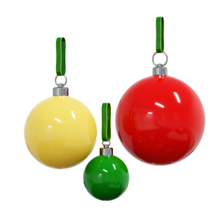 Weihnachtskugel Ornament  3D Illustration