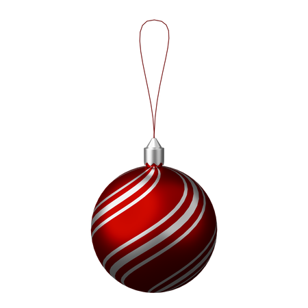 Weihnachtskugel Ornament  3D Icon