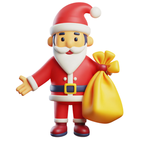 Weihnachtsmann  3D Icon