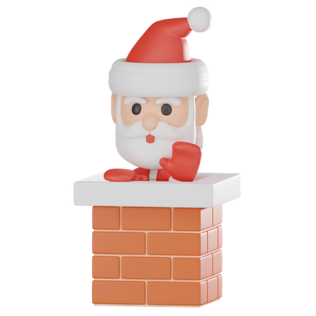 Weihnachtsmann  3D Icon