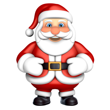 Weihnachtsmann  3D Icon