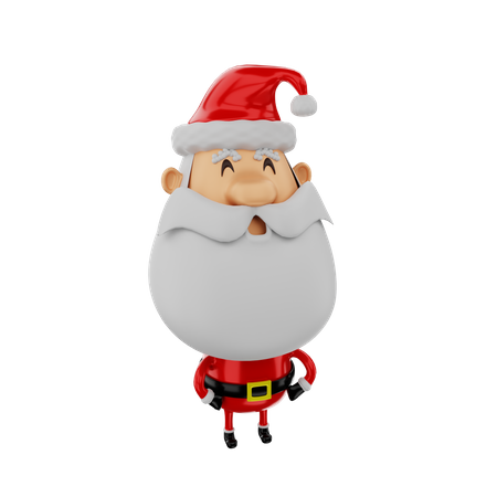 Weihnachtsmann  3D Illustration