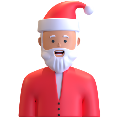 Weihnachtsmann  3D Illustration