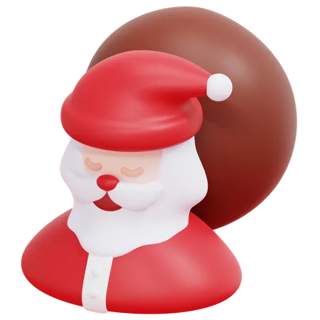 Weihnachtsmann  3D Icon