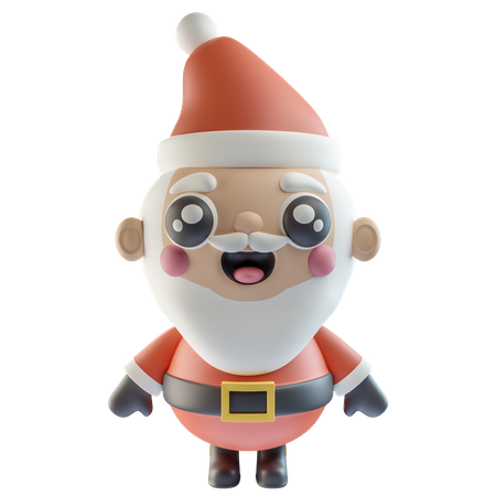 Weihnachtsmann  3D Icon