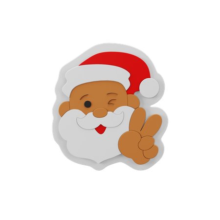 Weihnachtsmann  3D Icon