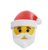 Weihnachtsmann-Emoji