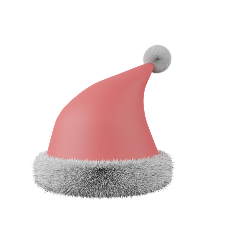 Weihnachtsmann Mütze  3D Icon