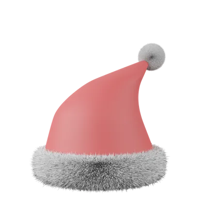 Weihnachtsmann Mütze  3D Icon