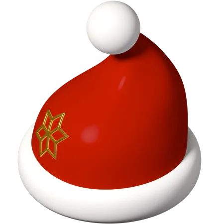 Weihnachtsmütze  3D Illustration
