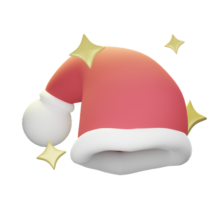 Weihnachtsmütze  3D Icon