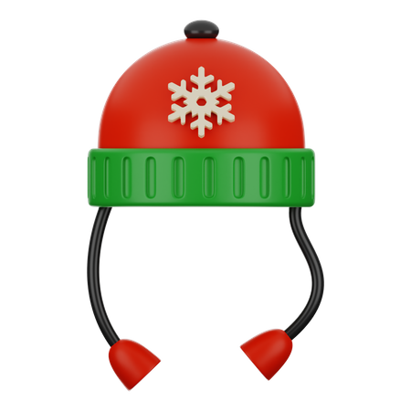 Weihnachtsmütze  3D Icon