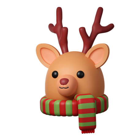 Weihnachtsrentier  3D Icon