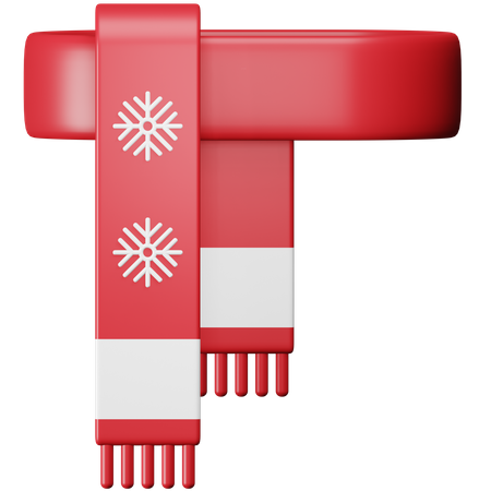 Weihnachtsschal  3D Icon
