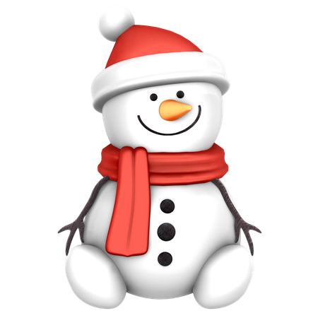 Weihnachten schneemann  3D Icon