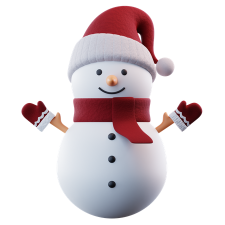 Weihnachten schneemann  3D Icon