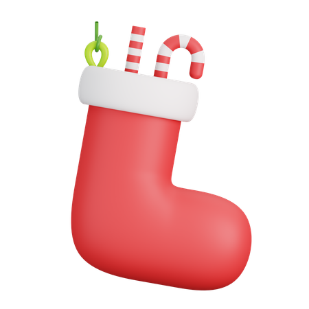 Weihnachtssocke  3D Icon