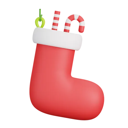 Weihnachtssocke  3D Icon