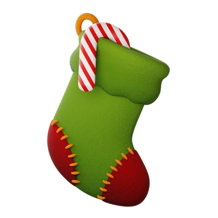 Weihnachtssocke  3D Icon