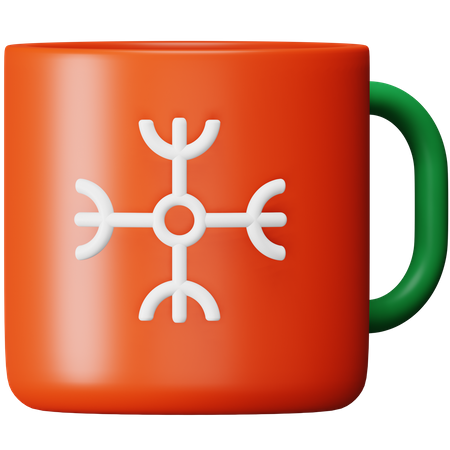 Weihnachtsbecher  3D Icon