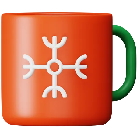 Weihnachtsbecher  3D Icon